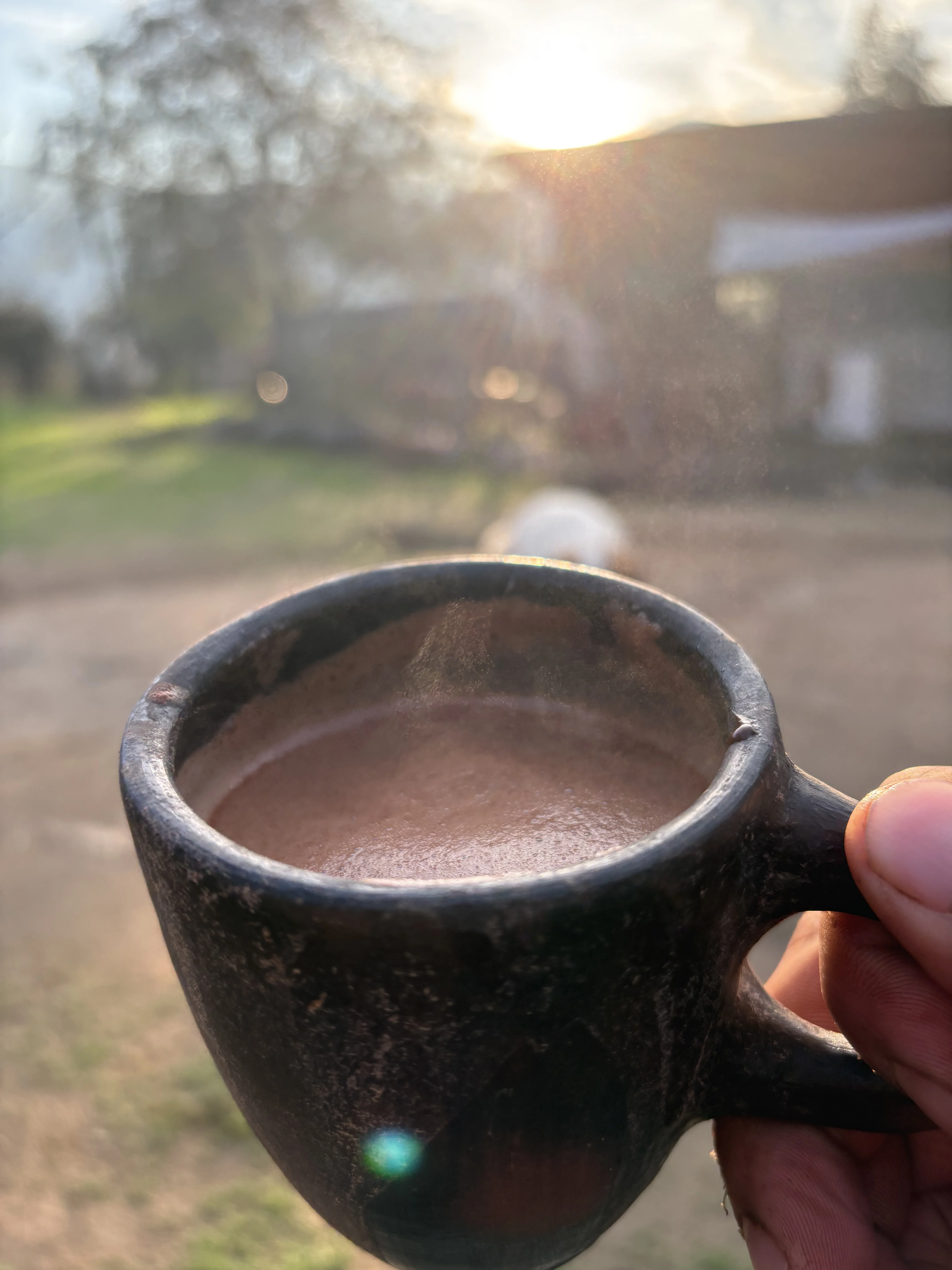Preparación de cacao diluido en agua