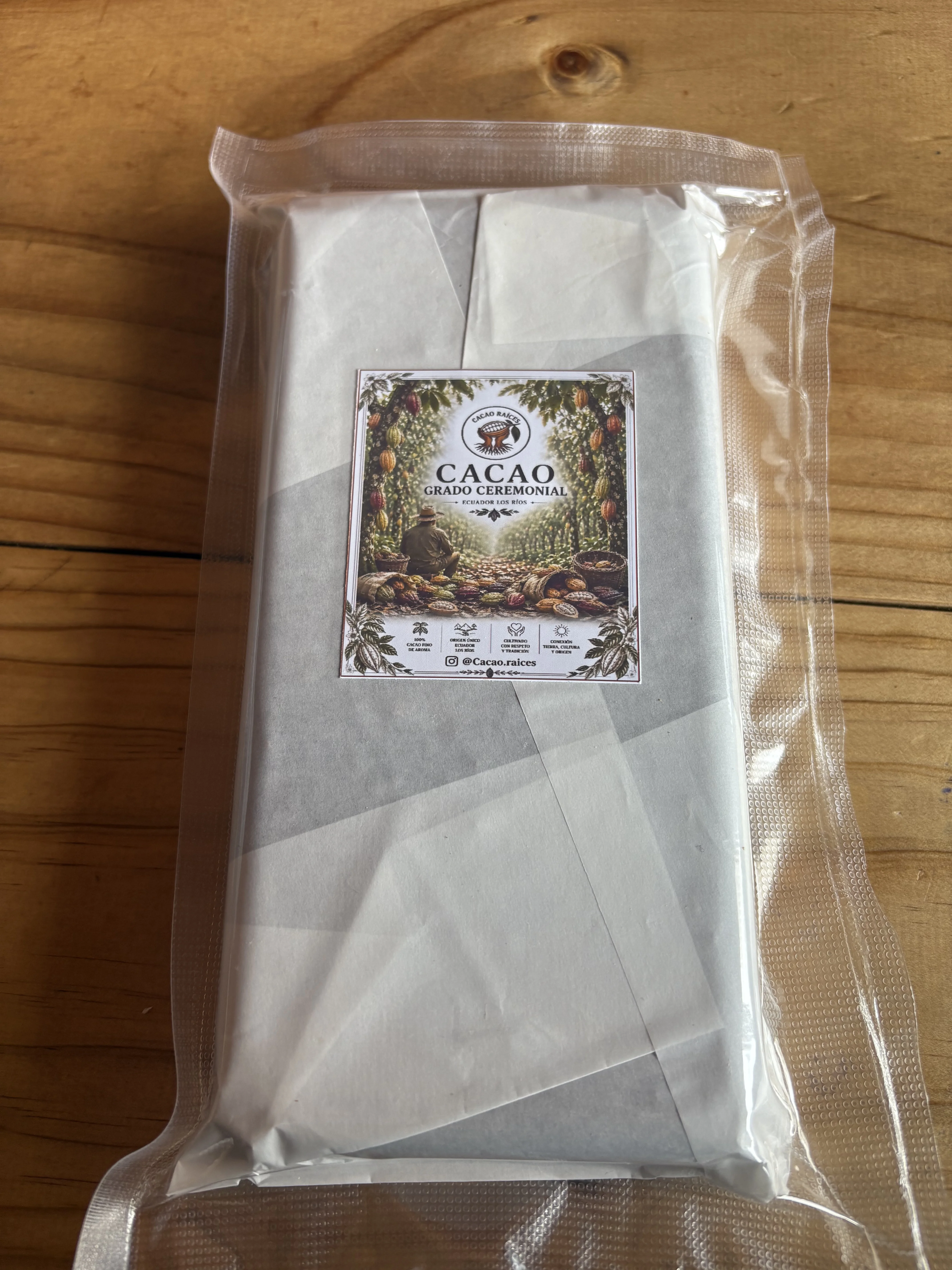 Pasta de Cacao ceremonial tradicional 1 kg