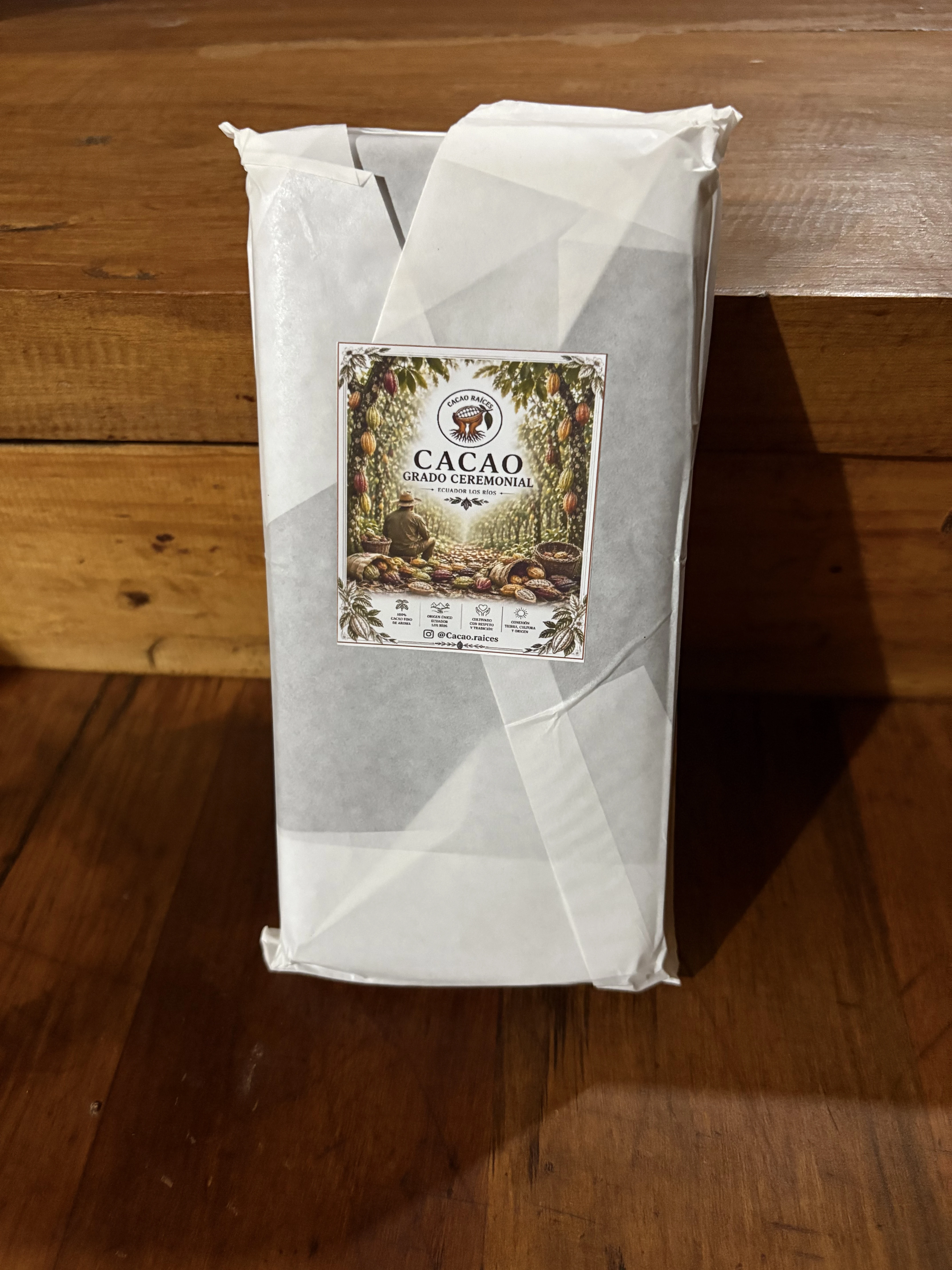 Pasta de cacao ceremonial tradicional 2 kg